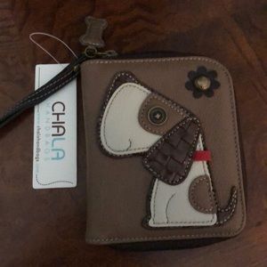NWT Dog Leather Wallet